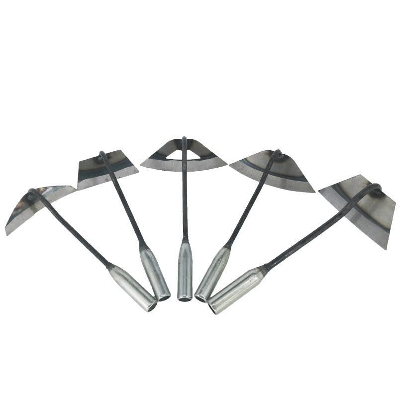 All-manganese Steel Gardening Hand-held Hoe All-steel Hardened Hollow Hoe