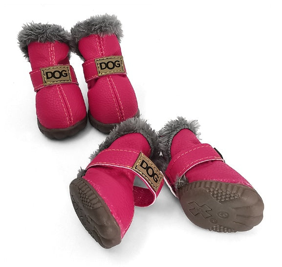 Dog Thick Snow Boots | Warm & Waterproof Winter VIP Shoes for Dogs