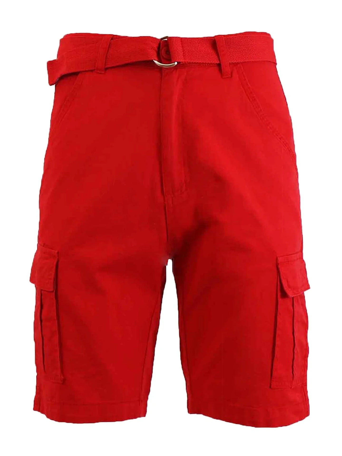 Breathable Stretch Cargo Shorts With Belt Quick-drying