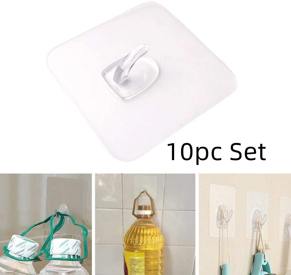 Transparent plastic hook