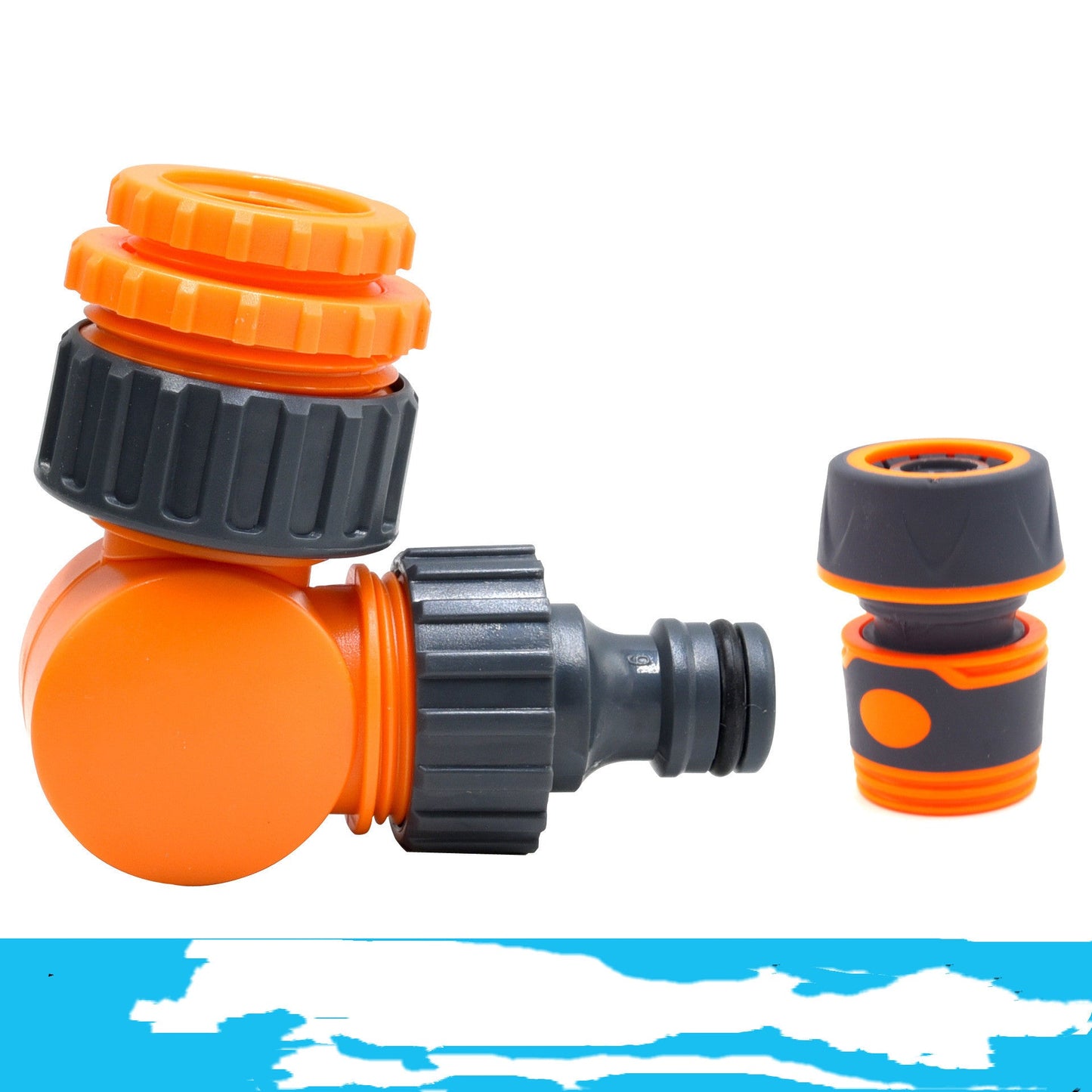 Plastic Anti-bending Garden Hose Faucet Adapter, Gardening Watering Garden Quick Water Gun Quick Connection