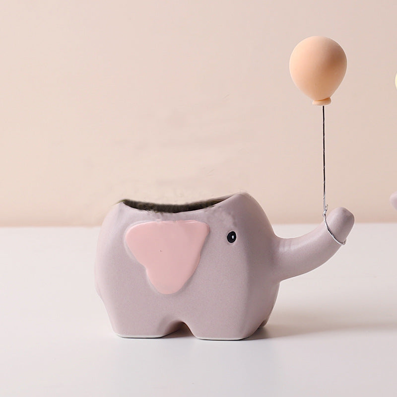 Succulent Ceramic Flower Pot Cute Animal Pot Cactus Decoration