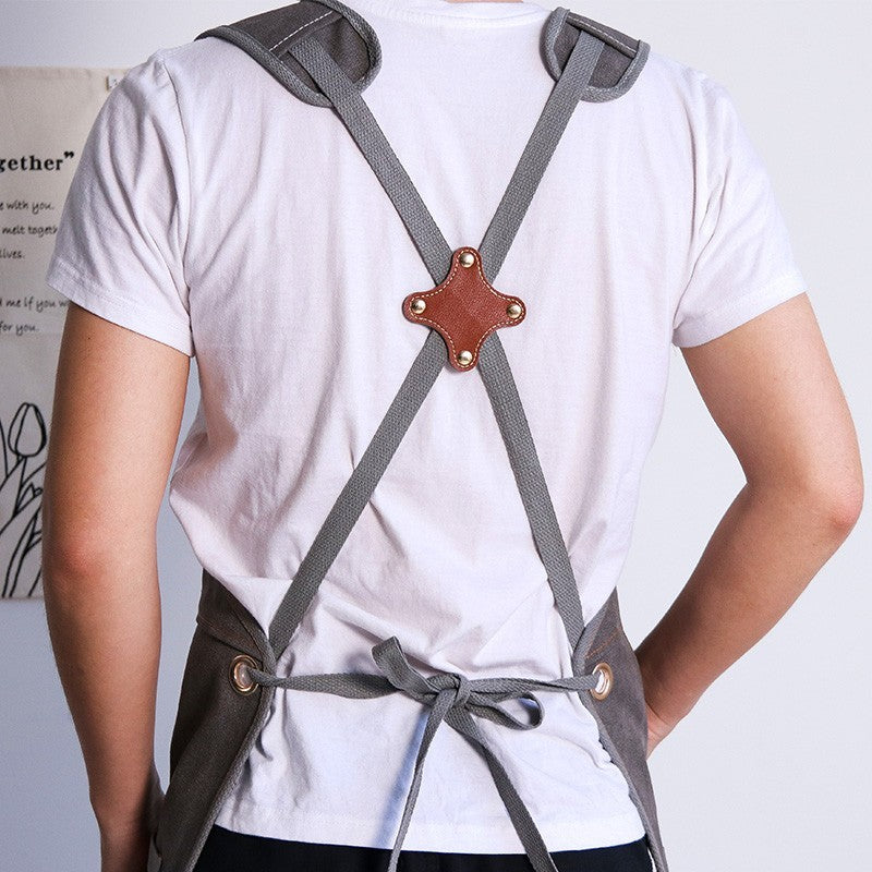Apron Canvas Gardening Carpenter Hand-made Barber Restaurant Work Clothes