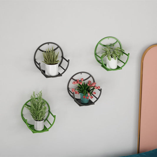 Minimal Modern Flower Rack Tiles Without Nails