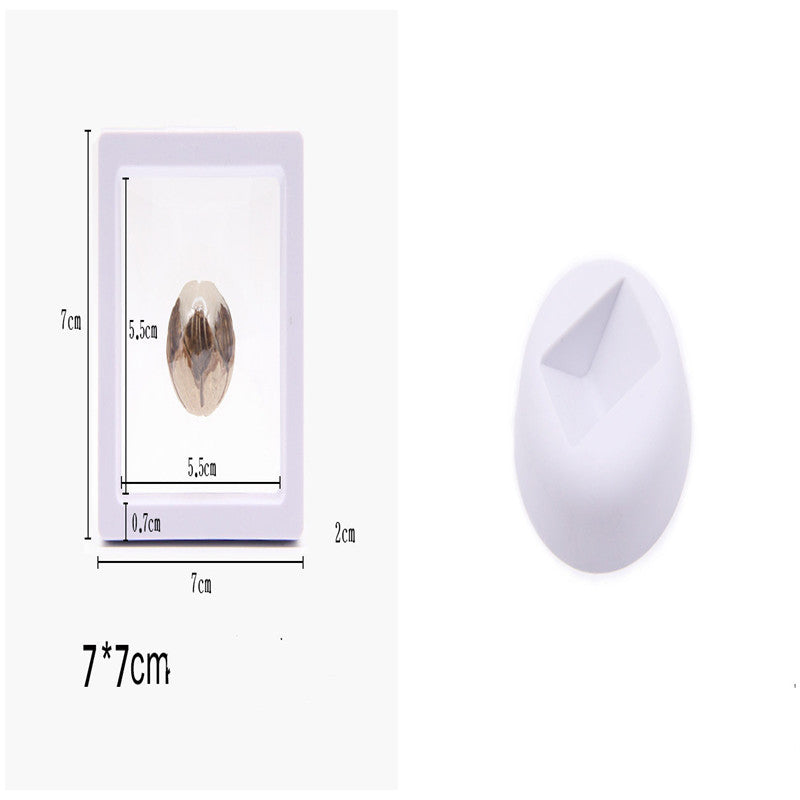 Suspended Case 3D Floating Display Frame Holder Box Case Wth Stand