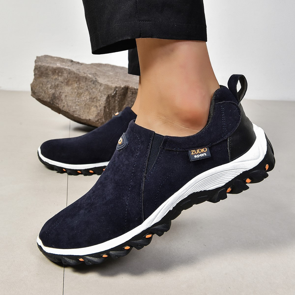 Fashion Round Head Shallow Mouth Men's Thin Shoes