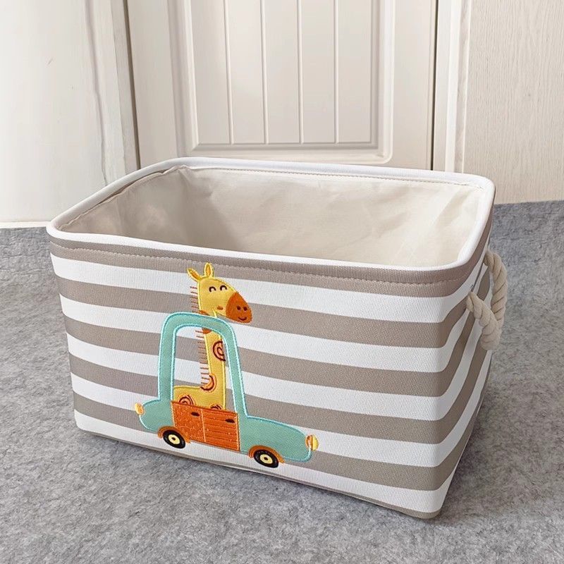 Cartoon Children's Cloth Toy Storage Basket Basket