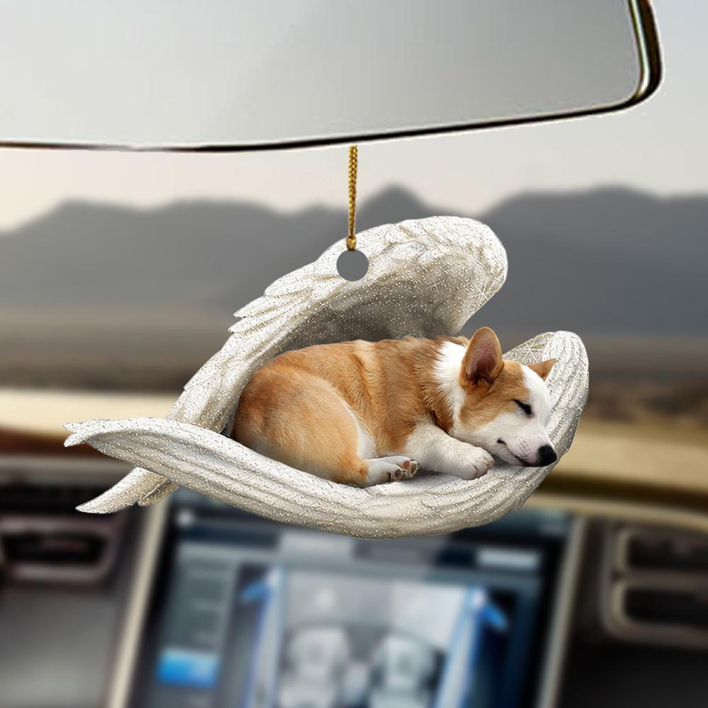 Car Pendant Sleeping Dog Angel Home Decor Acrylic Showcase Hanging Ornaments For Doors